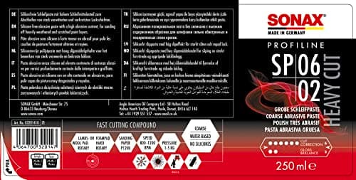 SONAX PROFILINE SP 06-02 (250 ml) extremely abrasive rough paste for damaged varnishes | Ref: 03203410 - Image 3