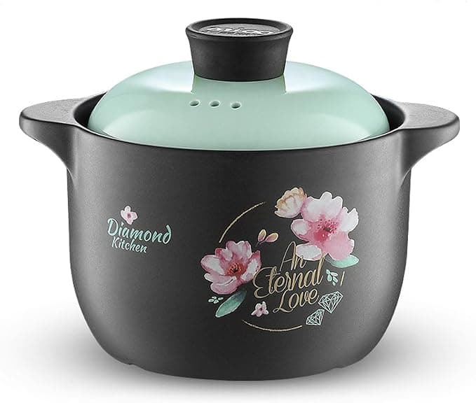 Dutch Oven Stew Pot Ceramic Home Soup Pot Heat Resistant High Temperature Soup Pot Milk Pot Rice Noodle Porridge Gas Casserole Staub (Size : 2.25L) - Image 1