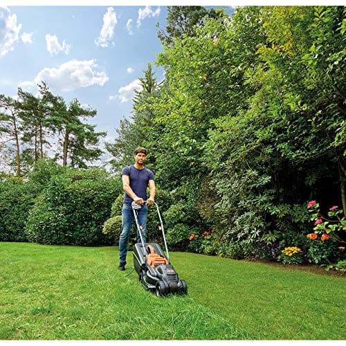BLACK+DECKER BEMW351GL2-QS BEMW351GL2-QS Wired Lawn Mower 1000W and 250W Wired Trimmer with 3 Cutting Heights, 23 cm with Automatic Wire Unwinding, BEMW351GL2-QS Black - Image 4