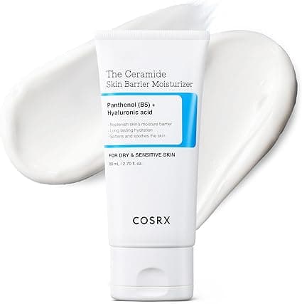 COSRX Ceramide Face Cream Moisturizing Skin Barrier with 7 Ceramides, Hyaluronic Acid & Panthenol, All Skin Types, 80 ml, Korean Care