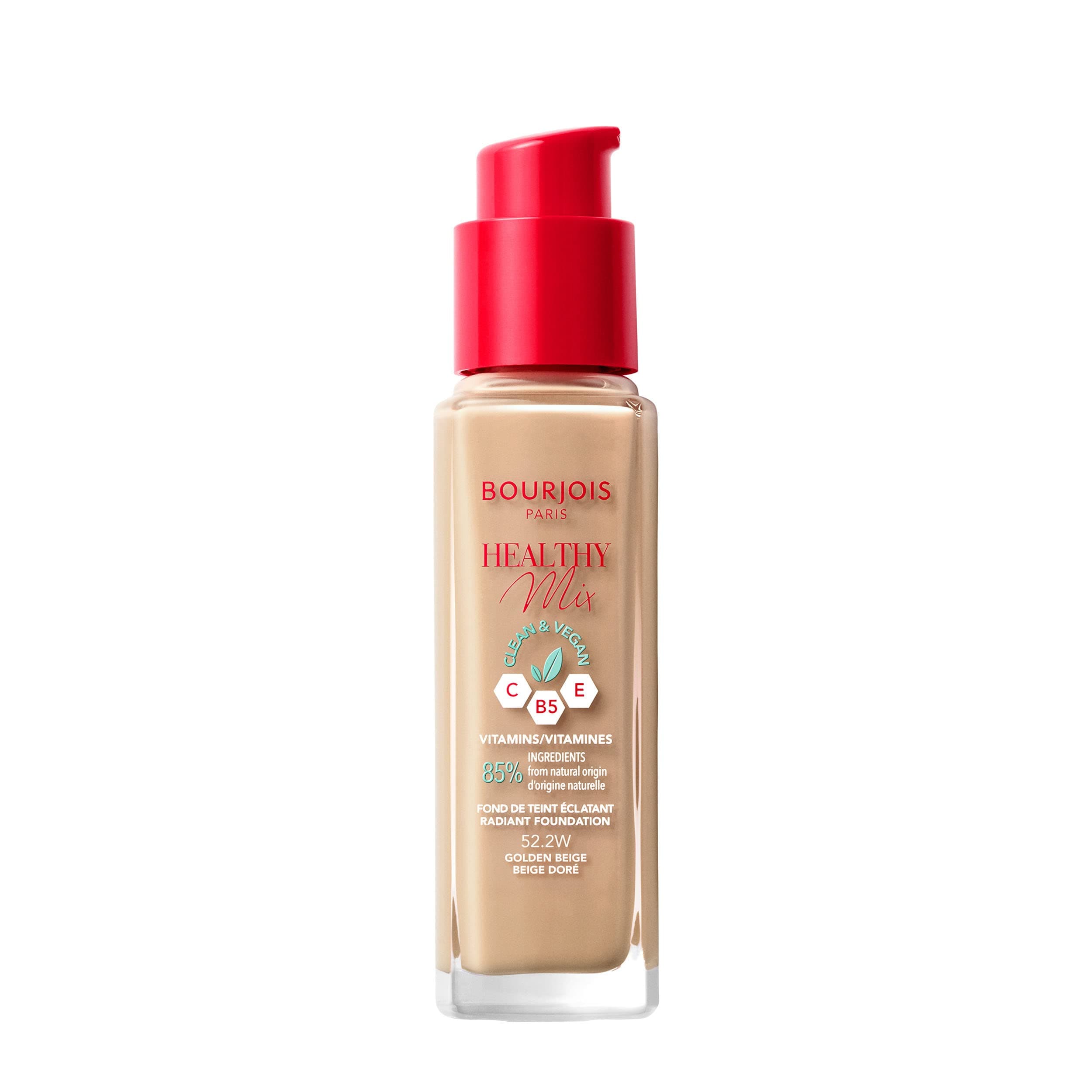Bourjois - Fond de teint Healthy Mix Clean - 52,2 W Beige doré - Image 9