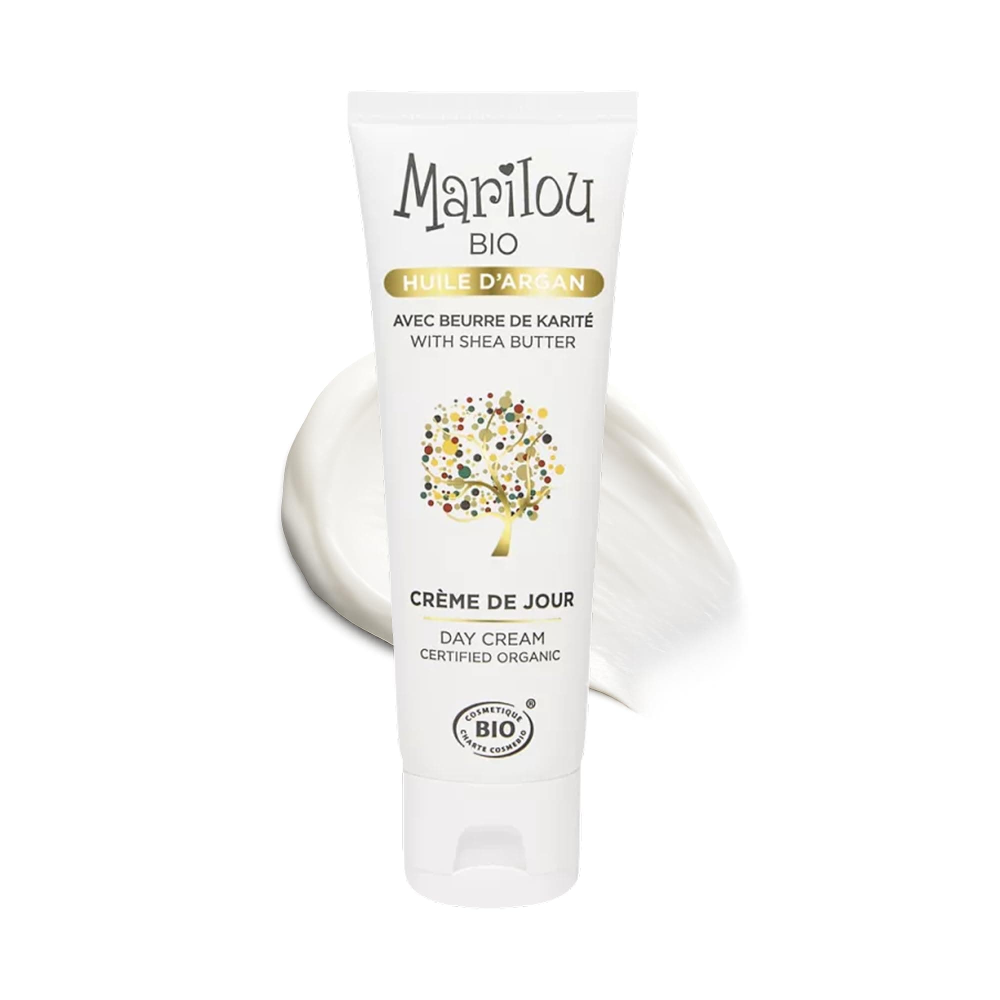 Marilou Bio - Organic Moroccan Argan Oil Day Face Cream - Nourishing and moisturizing for dry skin - 99% ingredients of natural origin - 50 ml