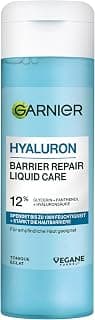 Garnier Hyaluron Barrier Repair Liquid Care : tonifiant pour une hydratation intense et un renforcement de la barrière de protection de la peau, avec 12% de glycérine, panthénol et acide hyaluronique