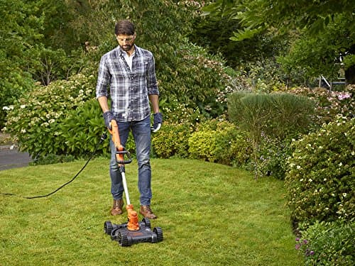 BLACK+DECKER BESTA530CM-QS 3-in-1 550W Corded Edger Edger Trimmer Trimmer Tool 30cm Versatile Tool with 2 Handles and Guide Wheel 2 Cutting Heights 40 and 60 mm Black - Image 3
