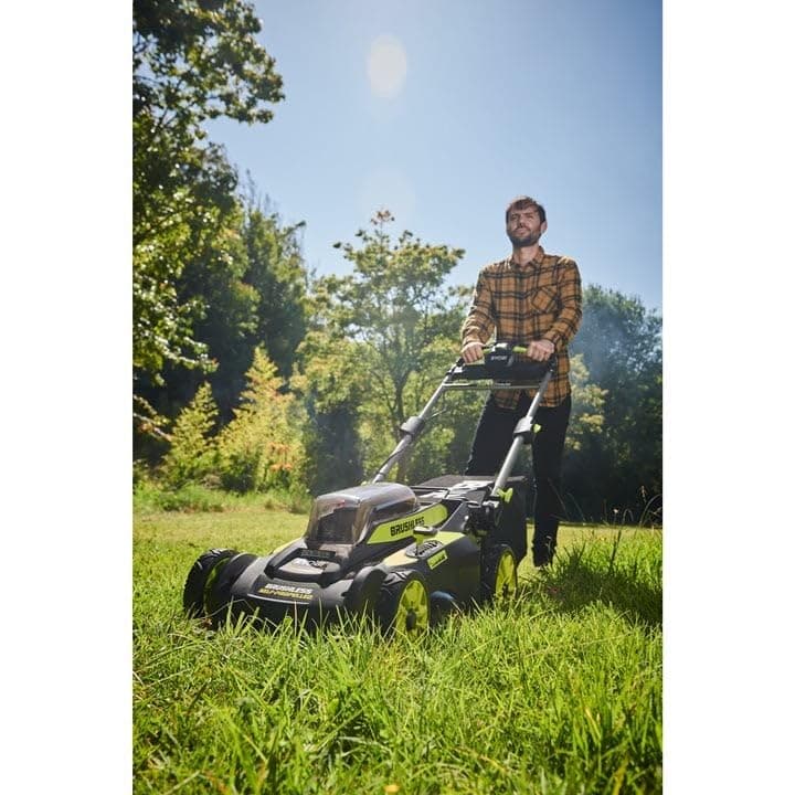 RYOBI 36V MaxPower Brushless Towed Lawnmower - 51 cm Cut - 1 x 6.0Ah Battery - 1 x Fast Charger - RY36LMX51A-160 - Image 4