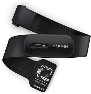 Garmin HRM 200 - Herzfrequenz-Brustgurt zur Messung präziser Herzfrequenz- und HFV-Daten, Batterielaufzeit Von BIS zu 1 Jahr, waschmaschinenfester Gurt, größenverstellbar, Größe XS-S