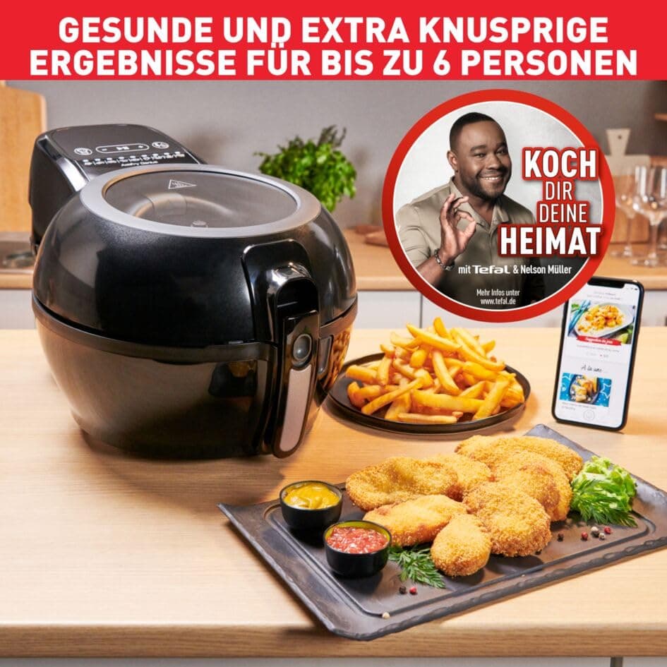 Tefal FZ773815 Eins/Eine(r) Eigenst?ndig 1550 W Hei?luftfriteur Schwarz (FZ773815) - Image 8