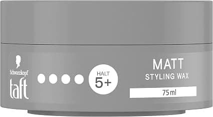 Schwarzkopf TAFT Matte Styling Wax (75ml) for a Matte Finish with Long Lasting Hold Gentle on Hair and Scalp Vegan Styling Wax - Image 1