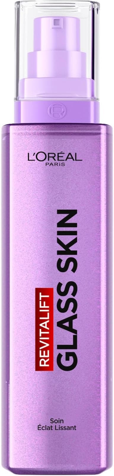 L'Oréal Paris - Smoothing Radiance Face Cream - Glass Skin Hydration Liquid Cream - With Hyaluronic Acid & Vitamins B5 and Cg + B3 - All Skin Types - Revitalift Filler Glass Skin - 70 ml - Image 1