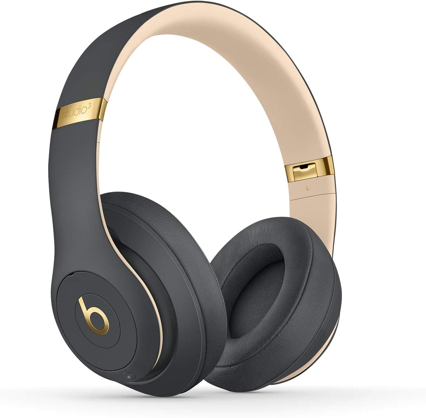 Beats Studio3 Wireless Circumauricular Headphones with Noise Cancelling - Apple W1 Chip for Headphones and Headphones, Bluetooth Class 1, Active Noise Cancelling Mode, 22 Hours of Listening - Grey - Image 1