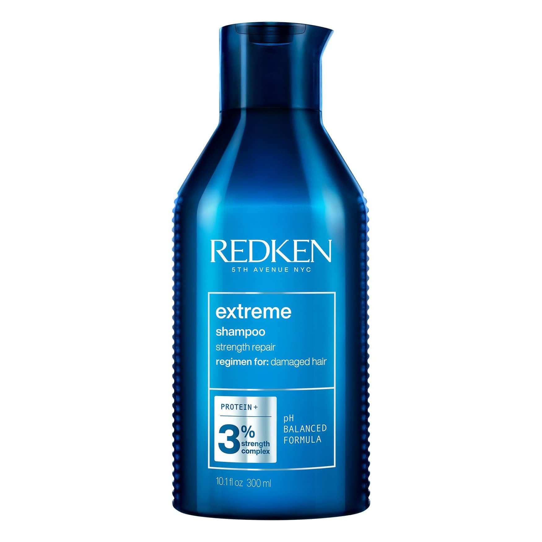 REDKEN, Shampoing Fortifiant pour Cheveux Abimés, Riche en Protéines, Extreme, 300 ml