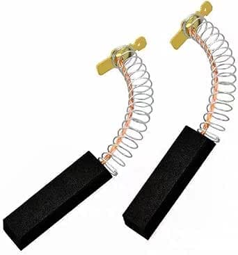 2 x Carbon Washing Machine Compatible with Bosch Siemens, Logixx Maxx SilencePerfect Tuaa Washing Machines, Carbon Brush for Bosch Washing Machine, 5 x 12.5 x 36 mm