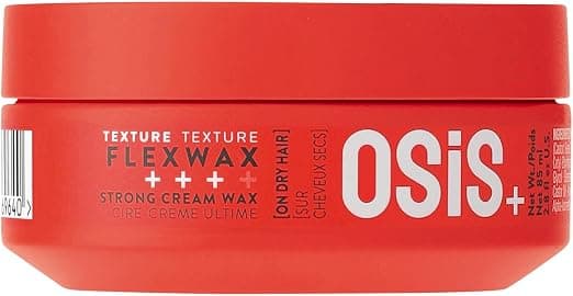 Schwarzkopf Professional OSiS Flexwax Styling Wax Cream Reshaping Wax Texturizing Natural Shine Strong Hold 85ml - Image 1