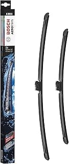 Bosch Bosch Aerotwin A204S - Jeu de 2 Balais d'essuie-glaces de Remplacement Avant - Livrés avec Adaptateur Pré-assemblé - 600mm / 475mm