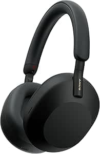 Sony WH-1000XM5SA Special Edition with Soft Case, Active Noise Reduction, Bluetooth, Clear Call Quality, High Resolution Audio, Up to 30 Hours Battery Life, Compatible with iOS and Android - Black