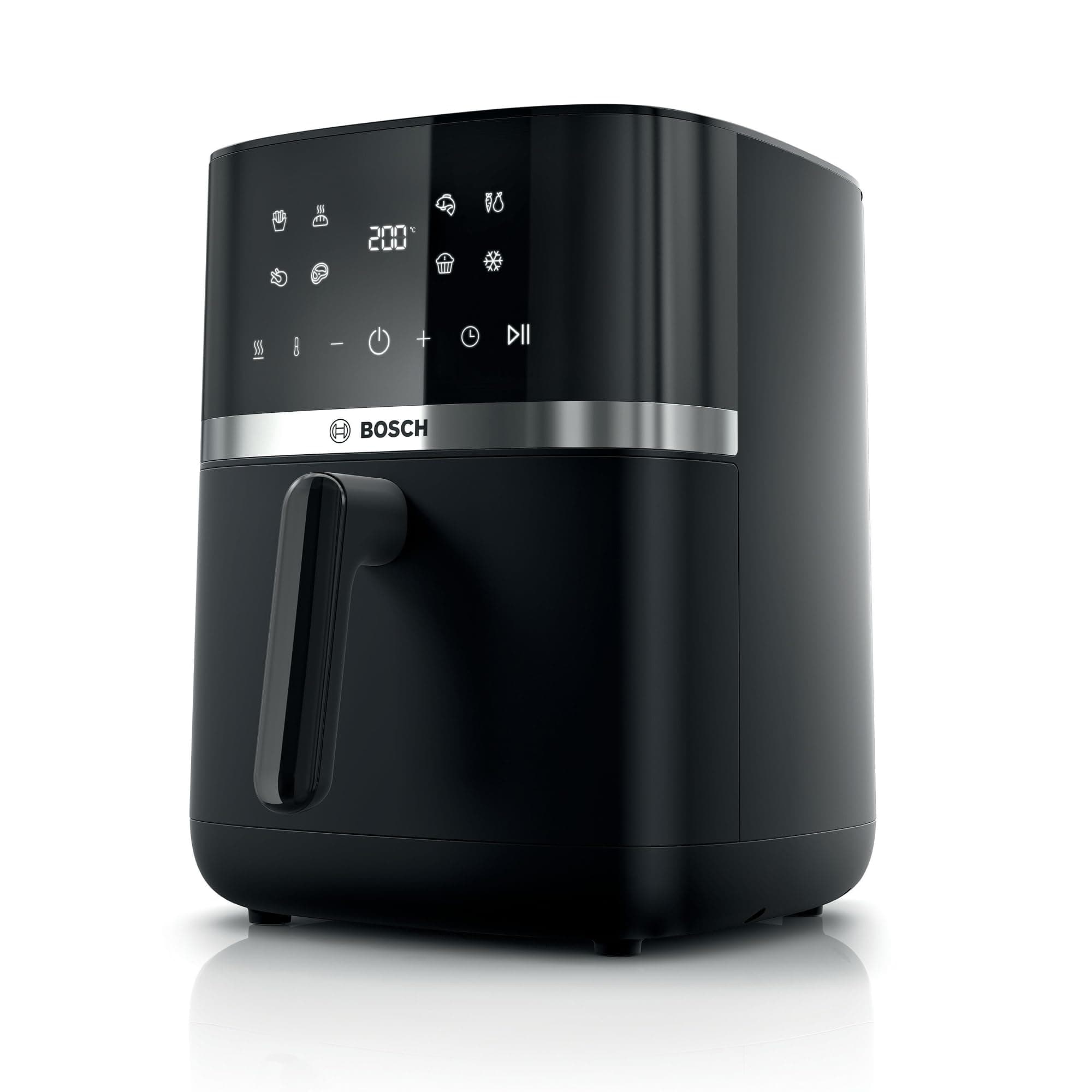 Bosch Air Fryer Series 4, MAF462B0, Oil Free Deep Fryer, 6.1 L, 7 Programs, Dual Heat, Defrost & Keep Warm Functions, Touch Screen, Cooks Up To 65% Faster, Black - Image 1