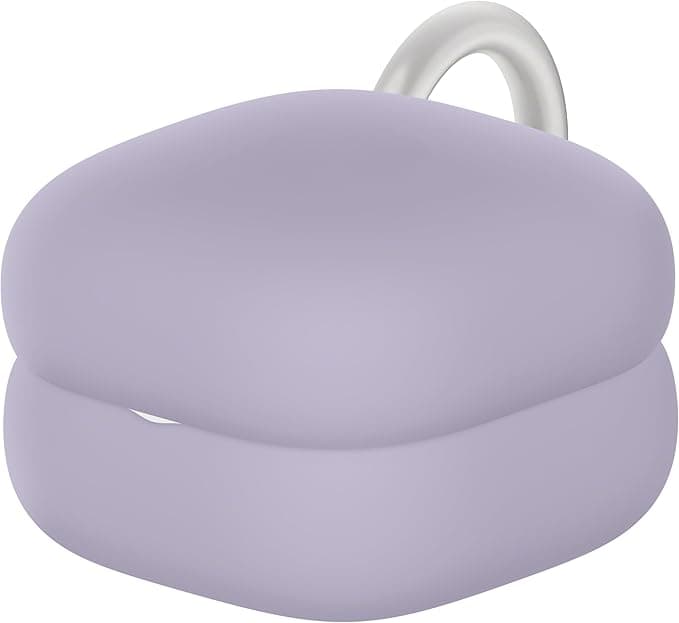 Sony LinkBuds Fit Case Cover - Easy Clip Ring, Customize Your Headphones, Only for LinkBuds Fit - Ash Purple
