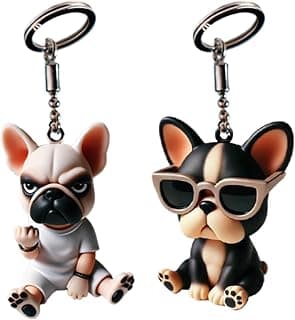 Bulldog Siehe Beschreibung French Bulldog Car Keyring Cute Dog Bag Funny Pendant Backpack Accessory Ideal For Pets A Siehe Beschreibung