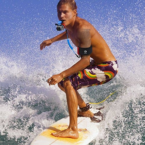 CAMKIX Surf Mouthpiece and Arm Strap Compatible with All GoPro Hero Cameras and Other Cameras with Support Compatible – Hands Free for Water Action Sports - Image 5