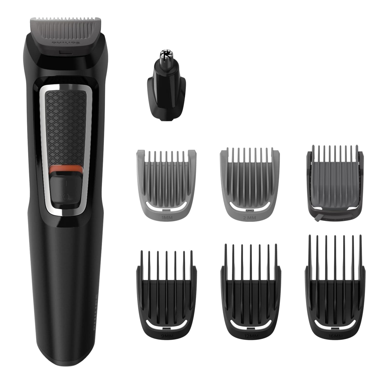 Philips Series 3000 8-in-1 Multi-Style Clipper Single Tool Easy Styling for Face and Hair 11 Cutting Heights (0.5-16mm) Model MG3730/15