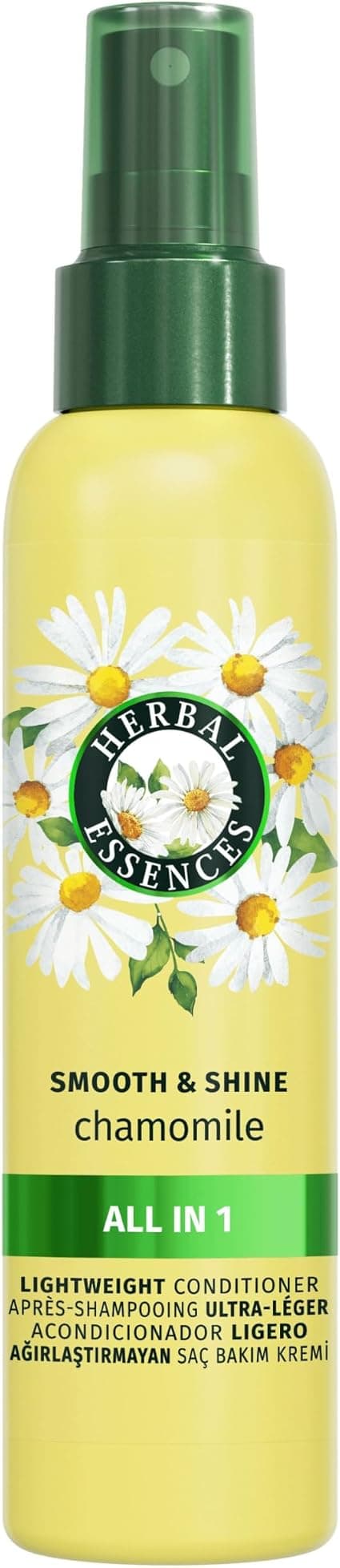 Herbal Essences Softness & Shine Chamomile Light Spray All-in-One 145ml Detangles, Nourishes, Anti Frizz, Repairs, Protects From Heat, Gives Radiance Flexibility and Repair - Image 1
