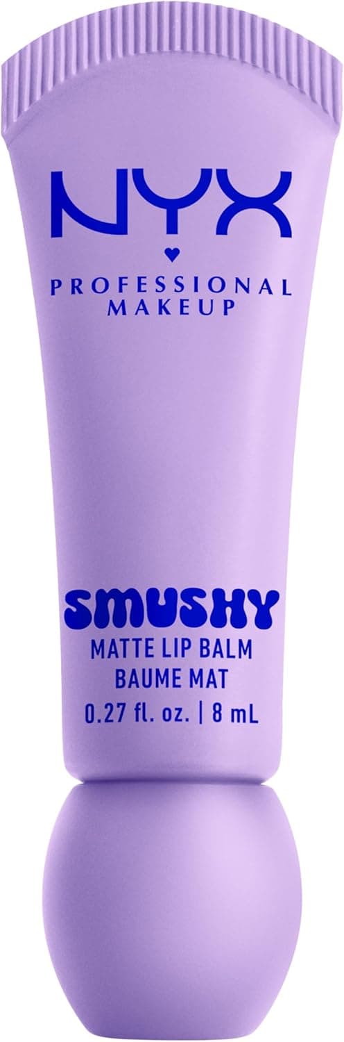 NYX PROFESSIONAL MAKEUP NYX Professional Makeup - Matte Tinted Lip Balm - Formula Enriched with Mochi Rice Powder and Nourishing Ceramides - Scented Shades - Smushy Lip Balm - Shade : Sugar Smush