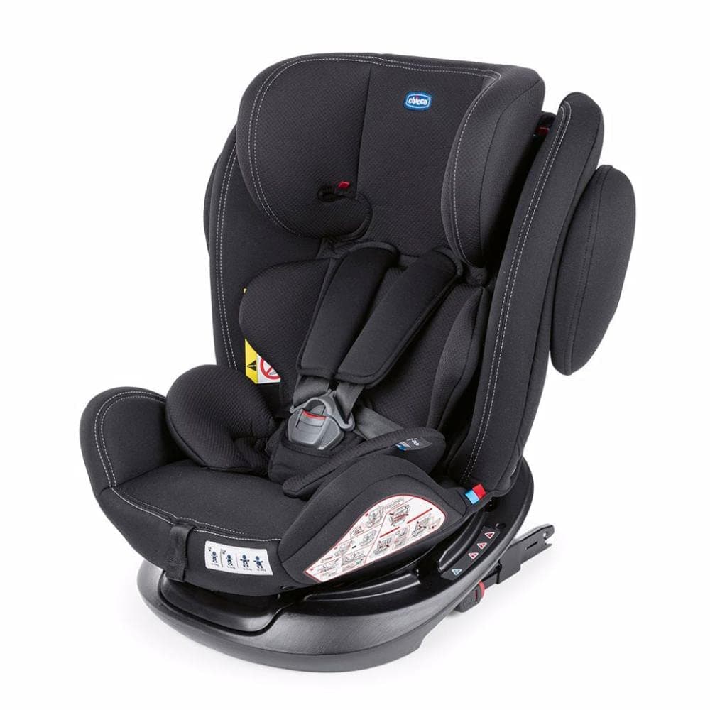 Chicco Chicco Unico Plus ISOFIX Baby Car Seat, 360° Rotatable and Tiltable 0-36 kg, Group 0+/1/2/3 0-12 Years, Swivel, Adjustable Headrest, Side Protection and Reducer