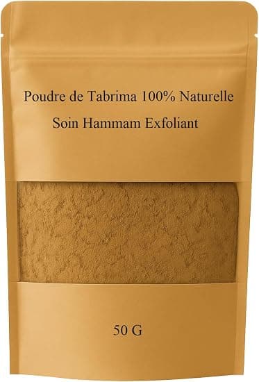 Tabrima Naturel Exfoliant 50g – Moroccan Hammam Care – Purifying Body Scrub – Clay & Plants – Soft and Cleansed Skin – 100% Natural - Image 1