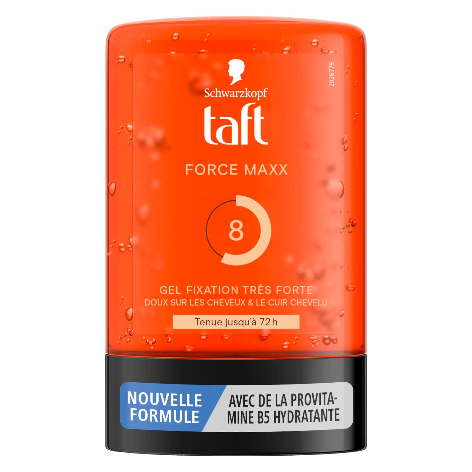 Taft - Schwarzkopf - Styling Tube Gel - Maxx Force Gel - Holds up to 72H - Very Strong Hold - Gentle on Hair - Long Lasting Hold - No Sticky Effect - Formula Provitamin B5-300ml - Image 1