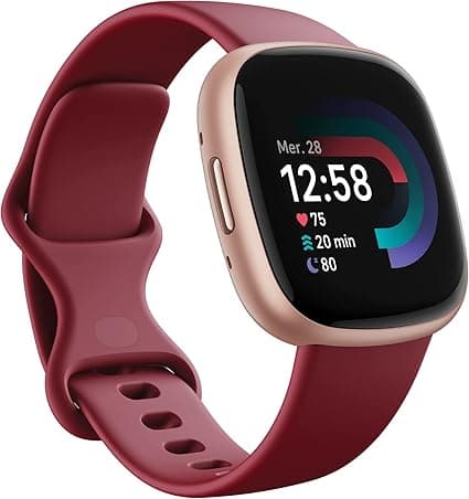 Google Google Fitbit Versa 4 Sport Smart Watch with Built-in GPS and Up to 6 Days Battery Life - Compatible with Android and iOS