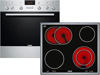 Siemens HE23AB502 + EA645GN17 - kitchen appliance sets (Electric, Electric, Glass, Black, Stainless steel, Grill)          [Energy Class A]