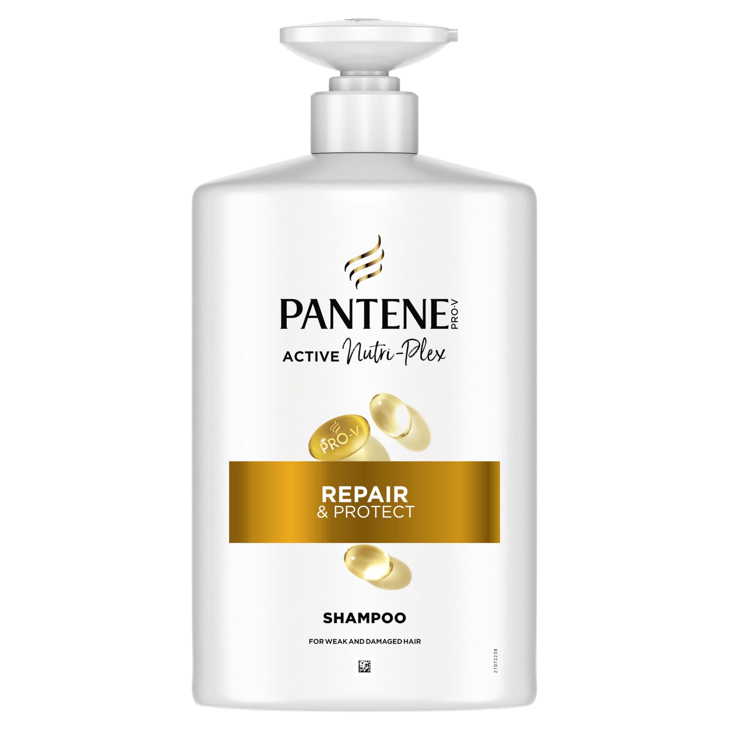 Pantene Pro-V Repair & Protect Shampoing 1000ml Pompe pour Cheveux Fragiles, Secs et Abîmés, Nettoie en Douceur et Protège les Ponts Capillaires, Sans Silicones, Huiles Minérales et Colorants - Image 10
