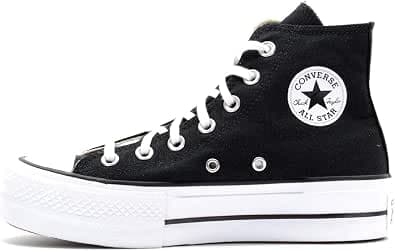 Converse Chuck Taylor All Star Lift Canvas Platform High Top 572721C Women's High Trainers Pink, Black White, 40 EU