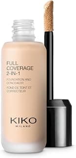 KIKO Milano Full Coverage 2-in-1 Foundation & Concealer 02 - WR 10, Fond De Teint/Correcteur 2 En 1 À Couvrance Élevée