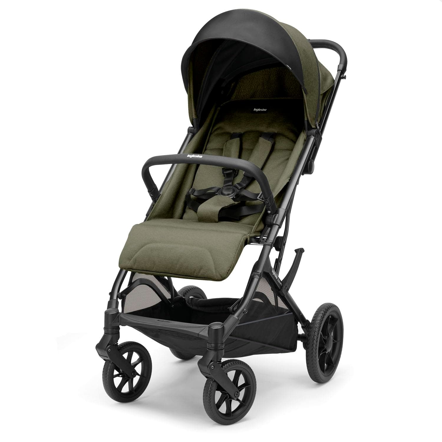 Inglesina Zenit 2 Poussette, Sequoia Green, Compacte et Légère, Jusqu’à 22 kg, Dossier Inclinable 170°, Roues avec Suspension, Assise Spacieuse, Exclusivité Amazon - Image 9