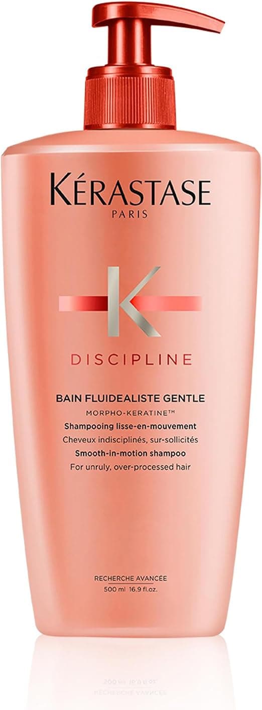 KÉRASTASE Discipline Smoothing & Anti-Frizz Shampoo for Unruly & Sensitized Hair - Sulfate Free - Fluid Bath - 500 ml - Image 1