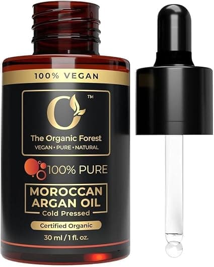 USDA Organic Argan Oil - Moroccan Oil for Hair and Skin - Pure, Cold-Pressed, Natural - Best Argan Oil for Frizzy Hair, Face and Body - 100% Pure Argan Oil of Morocco - Hydrating and Nourishing Oil - Image 1