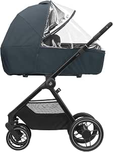 Maxi-Cosi Rain Cover for Pushchairs, Rain Cover for Carrycot, Ventilated, Front Window, Easy to Attach to Maxi-Cosi Pushchairs and Carrycosis, Transparent