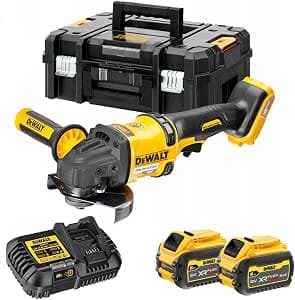 DeWalt DCG418T2 Angle Grinder Diameter 125 mm 54 (2 x 6.0 Ah) V XR Flexvolt T-Stak
