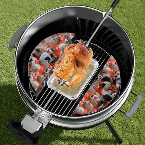 onlyfire Stainless Steel Charcoal Baskets for Weber Kettle Charcoal Barbecues 47/57/67 cm, Tank Basket for Direct and Indirect Heat, Replacement Part for Weber 7403, 2 Pieces - Image 7
