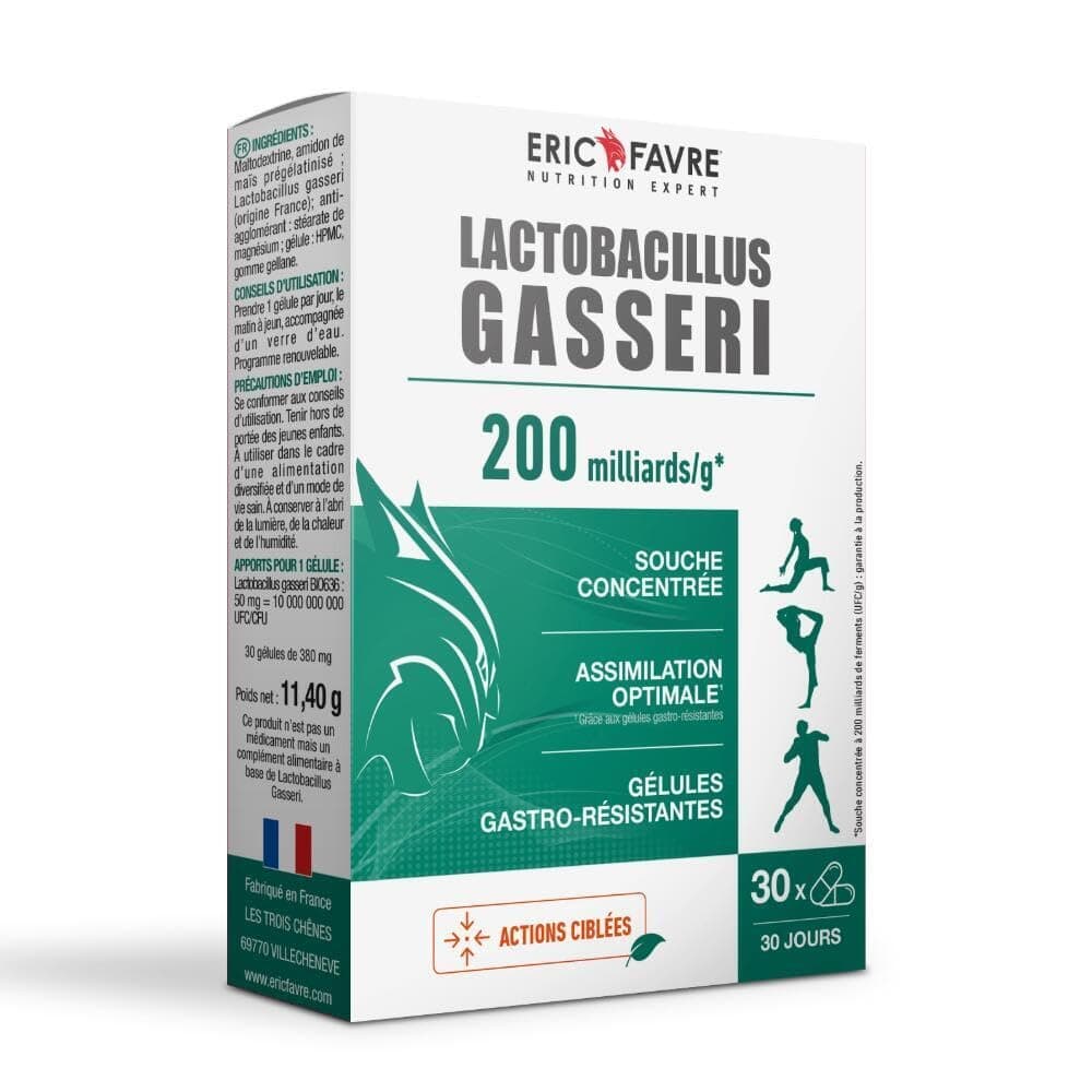 LACTOBACILLUS GASSERI - Natural 200 Billion Ferment - High Dosed - L. Gasseri - Living Complex - Gastro-Resistant Vegetable Capsules - Program 30J - Eric Favre - Image 10
