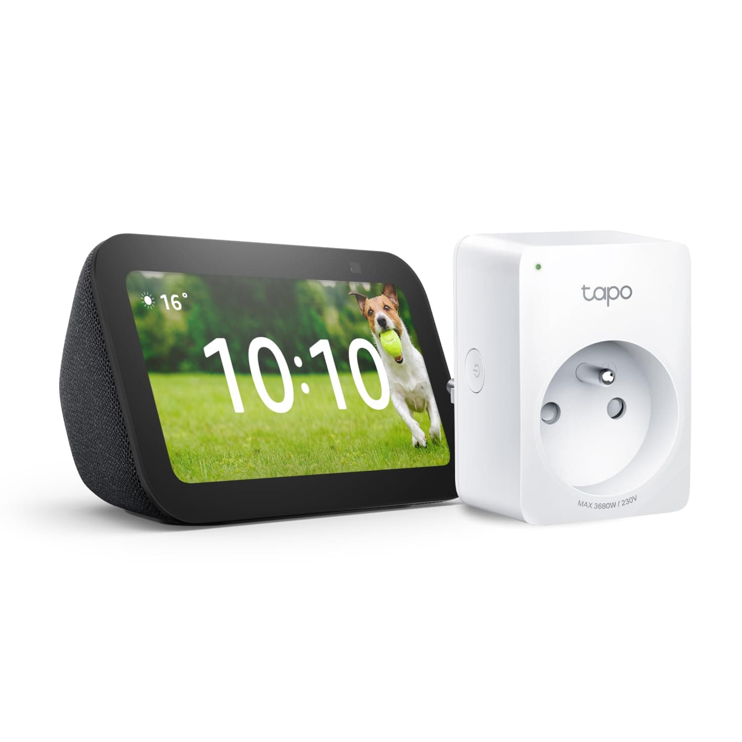 Echo Show 5 (3e génération) | Anthracite + Tapo Matter Prise Connectée, Fonctionne avec Alexa - Kit de démarrage Maison connectée - Image 8