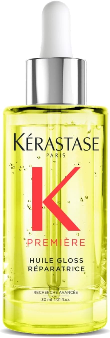 KÉRASTASE Première - Leave-In Repairing Gloss Oil - Anti-Split Hair Oil - Deep Repairs Fibre & Revives Radiance - Innovative Formula - Paraben Free - Damaged Hair - 30 ml - Image 1