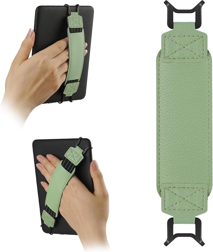 HoYiXi Universal Soft Hand Strap for 6-7 Inch eReader Tablet Compatible with Kindle/Kobo/Pocketbook/Tolino/Sony/Paperwhite/Nook, for 6 Inches, 6.8 Inches, 7 Inches with Wrist Strap High Elasticity - Image 1