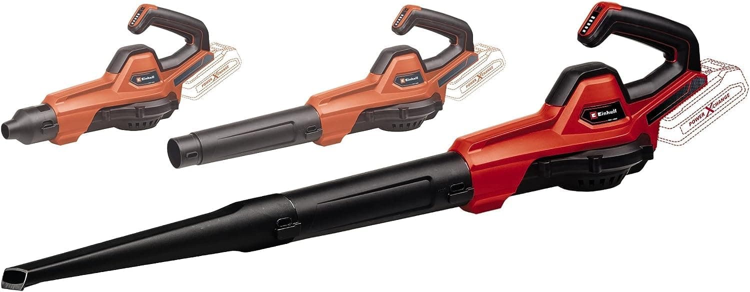 Einhell GE-UB 18/250 Li E-Solo Power X-Change Cordless Blower (18 V, Air Speed 250 km/h, 3-Part Tube) Delivered without Battery and Charger