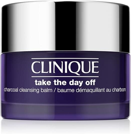 Clinique Take The Day Off Baume Démaquillant au Charbon | Élimine Maquillage et Écran Solaire, 125 ml