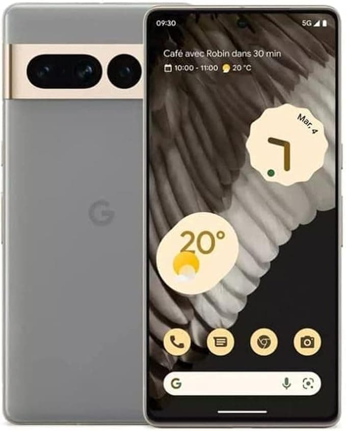 Google Google Pixel 7 Pro – Unlocked Android 5G smartphone – 128GB – Hazel (Refurbished)