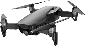 DJI Mavic Air Fly Combo (EU) Quadcopter Drone with 32MP Spherical Panoramic Cameras, HDR Photos, 4K Video at 30fps at 100Mbps and 1080p Slow Motion at 120fps - Black