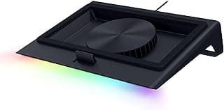 Razer Razer Laptop Cooling Pad - Support de Refroidissement Intelligent pour Ordinateurs Portables de 14 à 18 Pouces - Chambre de Pression étanche à l'air (Ventilateur Personnalisables, hub USB-A) Noir