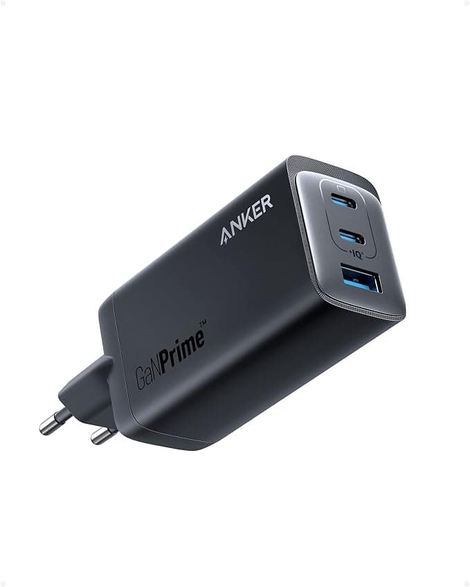 Anker USB C Charger 737 GaNPrime 120W, Compact 3 Port Wall Charger for MacBook Pro/Air, iPad, Galaxy S23/S22, Dell XPS 13, Note 20/10+, iPhone 16/15/13 Pro Max, Pixel and More